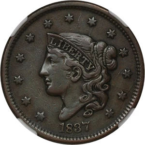 image for: 1837 1c NGC XF40 BN (Head of 1838)