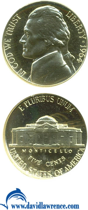 image for: 1964 5c PCI Proof 69 DCameo
