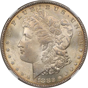image for: 1882 $1 NGC MS65