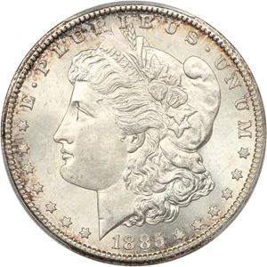 image for: 1885-CC $1 PCGS MS65