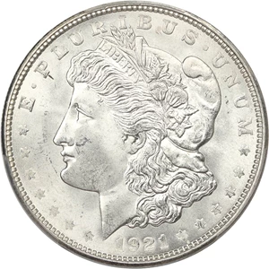 image for: 1921-D $1 PCGS MS66