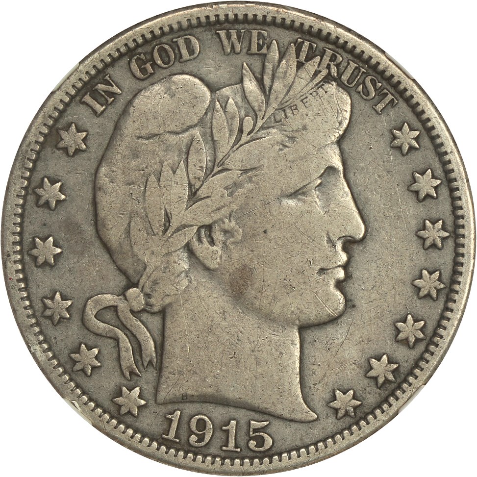 image for: 1915 50c NGC F15