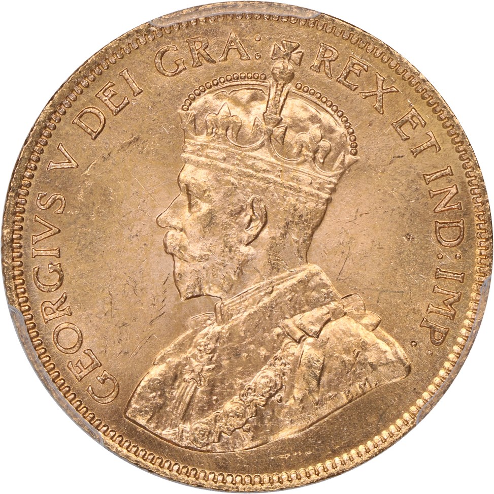 image for: Canada: 1914 $10 PCGS MS64 