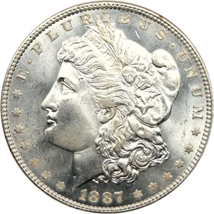 image for: Top 100 VAM: 1887 $1 VAM 2 7/6 NGC MS66
