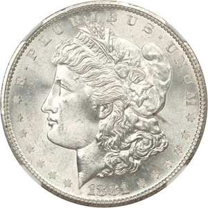 image for: 1881-S $1 NGC MS66+