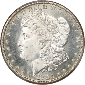 image for: 1880-S $1 PCGS MS66+