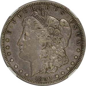 image for: 1890-CC $1 NGC/CAC VF35
