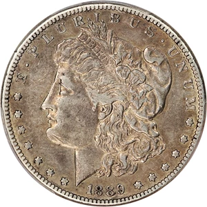 image for: 1889-CC $1 PCGS XF40
