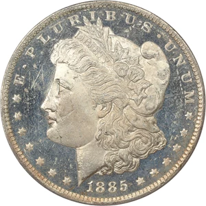 image for: 1885-O $1 PCGS MS64 DMPL