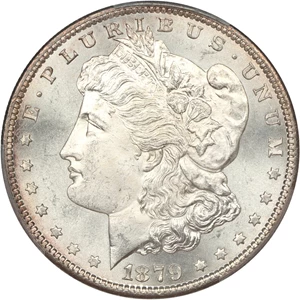 image for: 1879-S $1 PCGS MS64+ (Reverse of 1879)