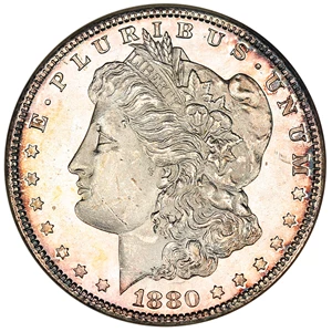 image for: 1880-S $1 NGC MS62 PL