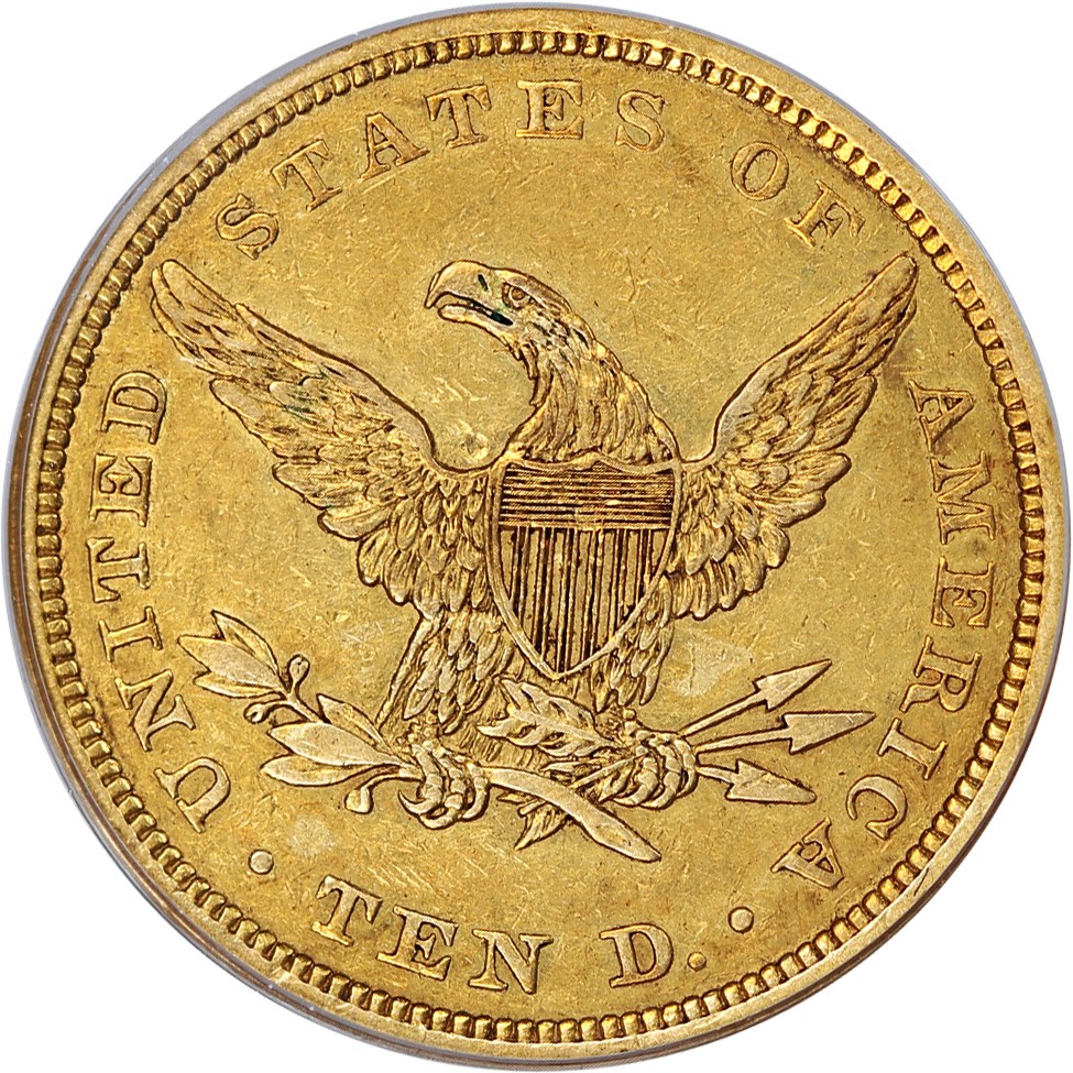 image for: 1840 $10 PCGS XF45 (OGH)