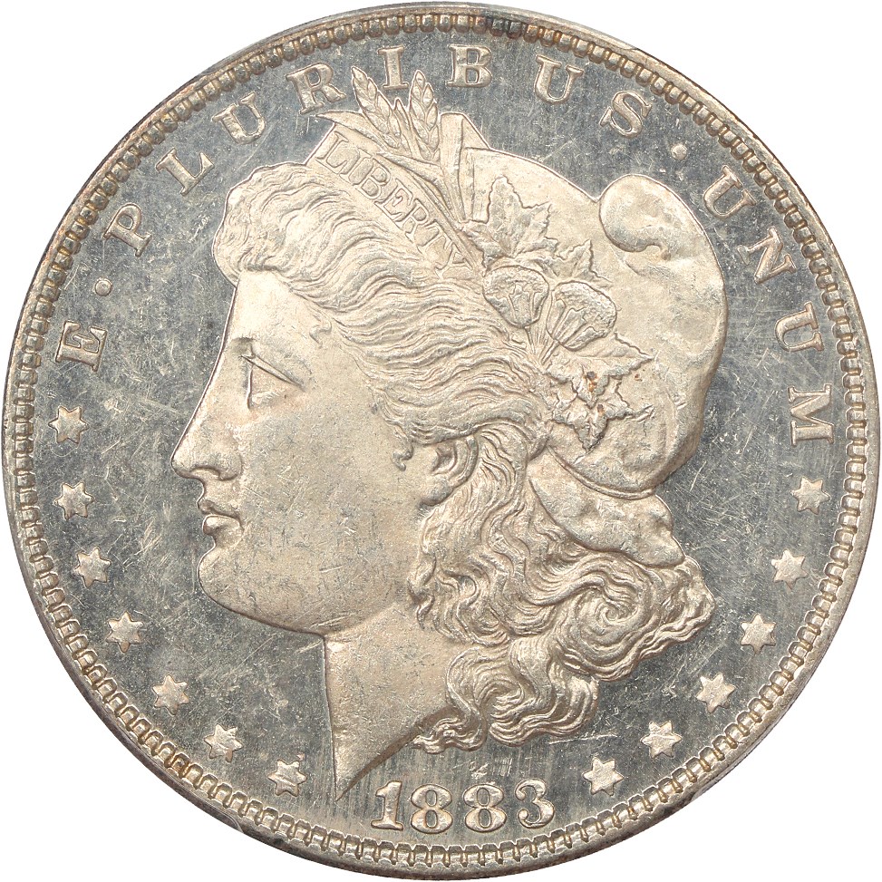 image for: 1883 $1 PCGS MS62 DMPL