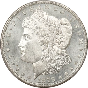 image for: 1879-S $1 PCGS MS66 (Reverse of 1879)