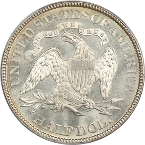 image for: 1884 50c PCGS/CAC MS64