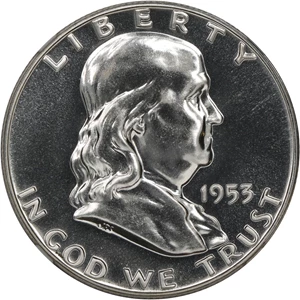 image for: 1953 50c NGC Proof 67