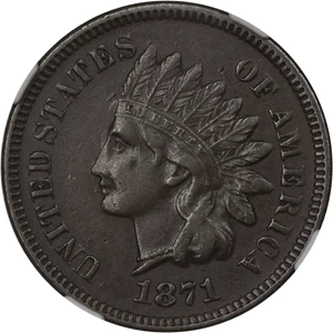 image for: 1871 1c NGC XF45 BN