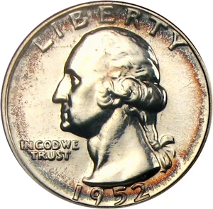 image for: 1952 25c NGC Proof 66