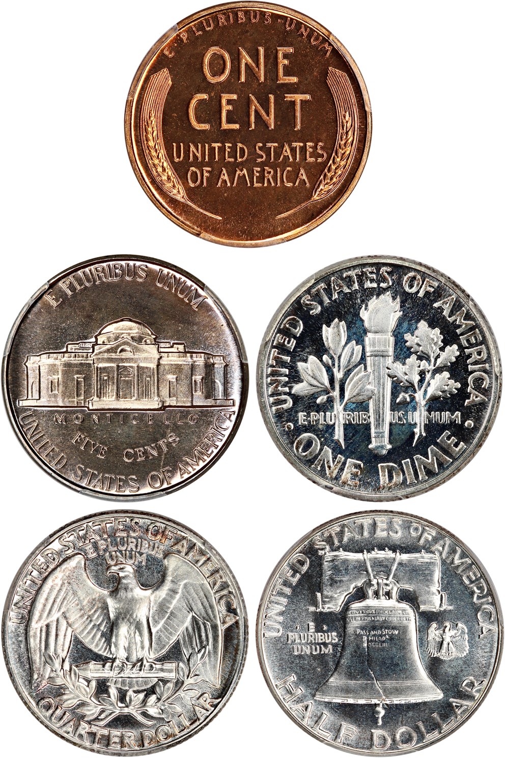 image for: 1951 Proof Set PCGS Proof 66-67 (5 coins)