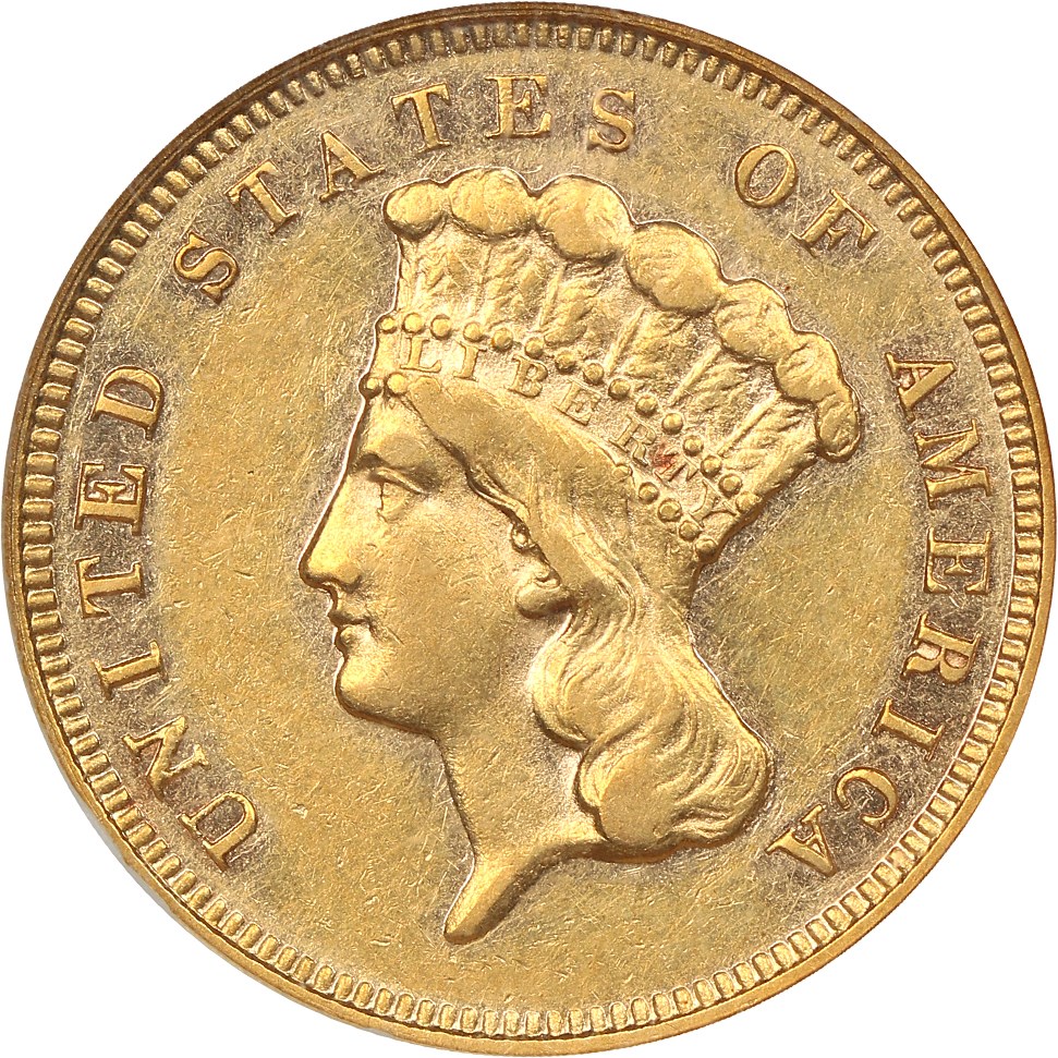 image for: 1881 $3 NGC/CAC AU55