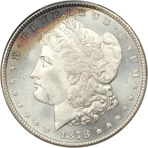 image for: 1878 7TF $1 PCGS MS63 (Reverse of 1879)