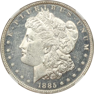 image for: 1885 $1 NGC MS63 DMPL