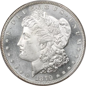 image for: 1879-S $1 PCGS MS63 (Reverse of 1879)