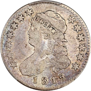 image for: 1815 25c PCGS F12