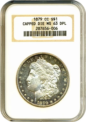 image for: 1879-CC $1 Capped Die NGC MS63 DMPL (VAM-3, Top 100)