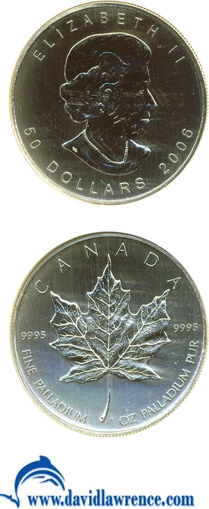 image for: Canada: 2006 $50 Maple Leaf/Palladium NGC MS62