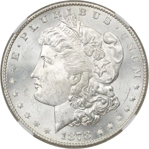 image for: 1878-S $1 NGC MS63