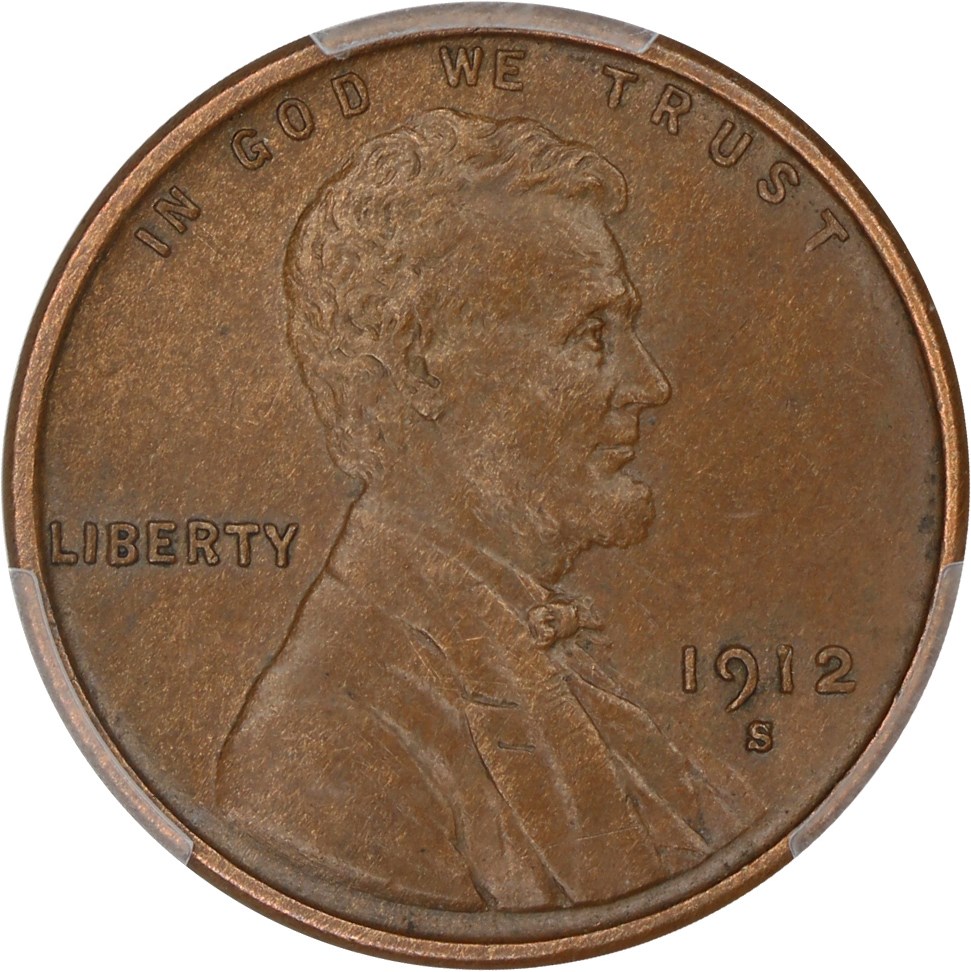 image for: 1912-S 1c PCGS AU53 