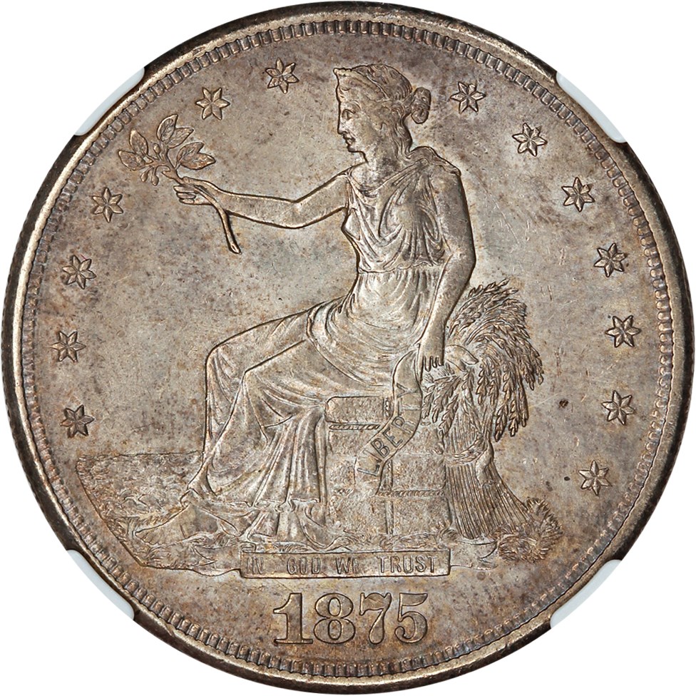 image for: 1875-S Trade$ NGC/CAC MS61