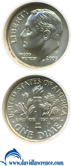 image for: 2005-P SMS 10c NGC MS68 FT