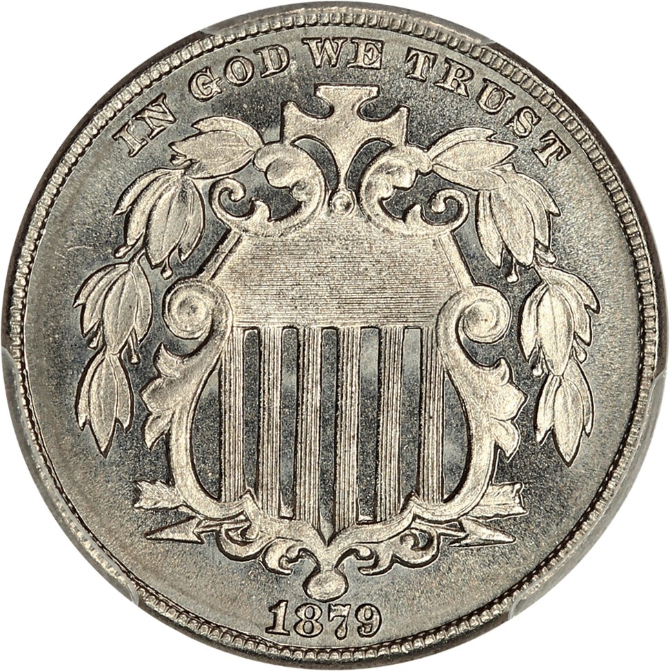 image for: 1879/8 5c PCGS Proof 67