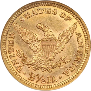 image for: 1886 $2 1/2 NGC/CAC MS62