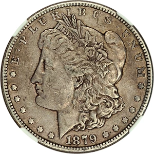 image for: 1879-S $1 NGC XF40 (Reverse of 1878)
