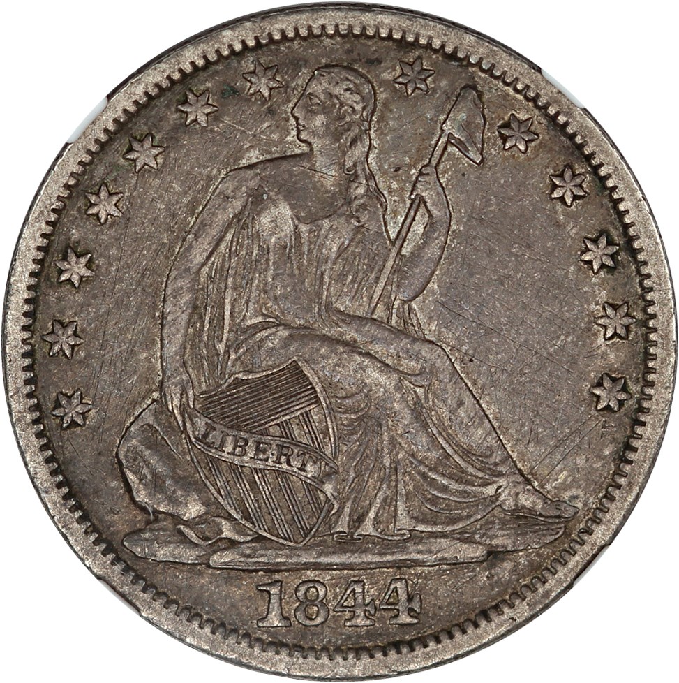 image for: 1844-O 50c NGC XF45