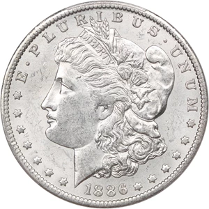 image for: 1886-O $1 PCGS AU58