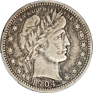 image for: 1904-O 25c PCGS/CAC VF20