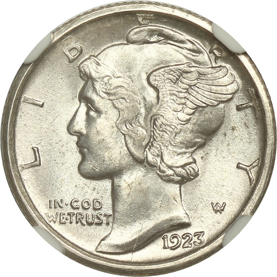 image for: 1923-S 10c NGC MS65