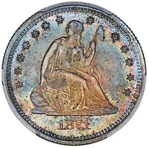 image for: 1871 25c PCGS/CAC Proof 63
