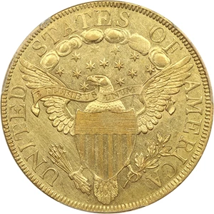 image for: 1799 $10 PCGS AU50 (Large Stars Obverse)