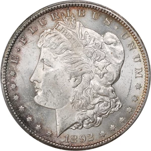 image for: 1892-CC $1 PCGS/CAC MS62