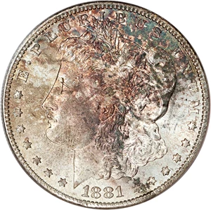 image for: 1881-S $1 PCGS/CAC MS65 (OGH)