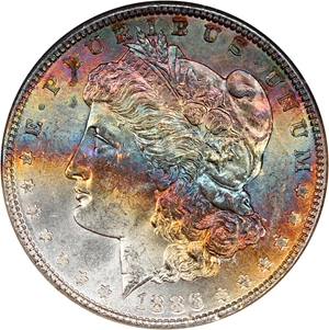 image for: 1886 $1 NGC/CAC MS64 *Star*