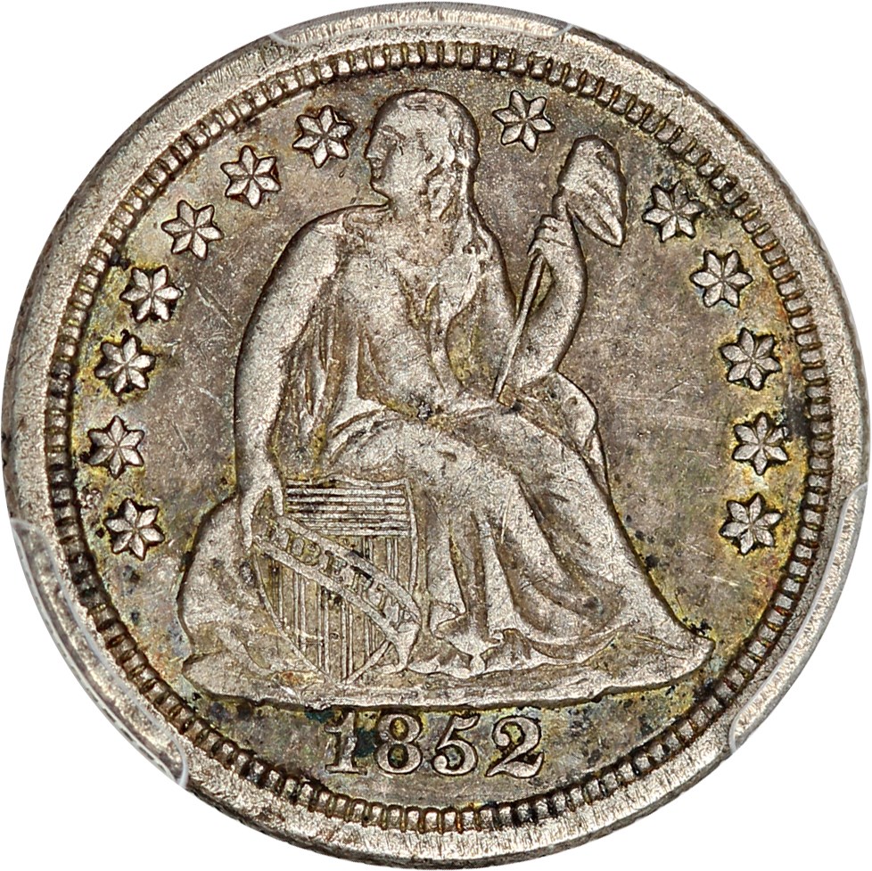 image for: 1852-O 10c PCGS/CAC XF40