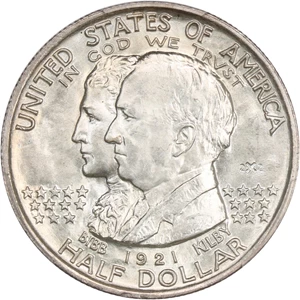 image for: 1921 Alabama 2x2 50c PCGS/CAC MS65