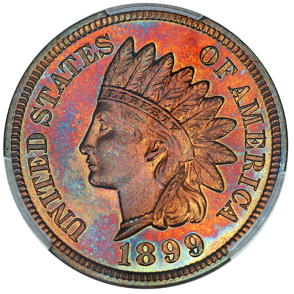 image for: 1899 1c PCGS/CAC Proof 65 RB