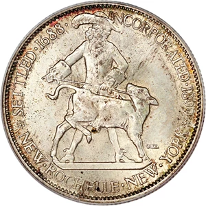 image for: 1938 New Rochelle 50c PCGS MS67